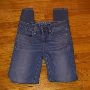 American Eagle Super Stretch Light Blue Jegging